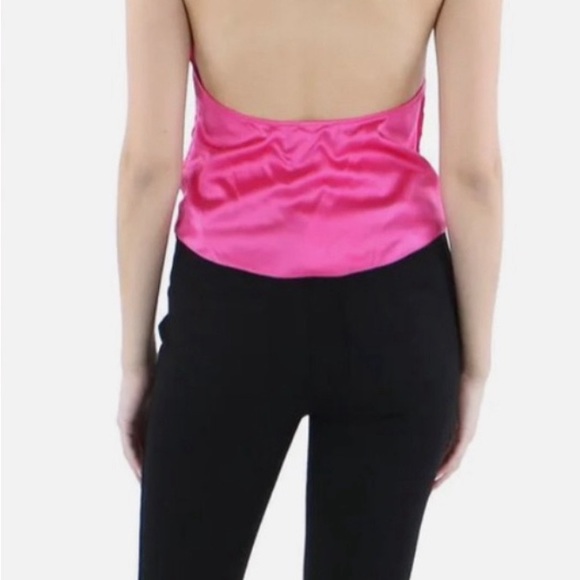 SER.O.YA | Omni Silk Top in Fuschia Size Small - Picture 3 of 4